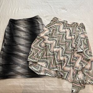 Vintage 90's Rampage Skirts Lot Of 2  Women's Size M Artsy Hippie Whimsigoth
